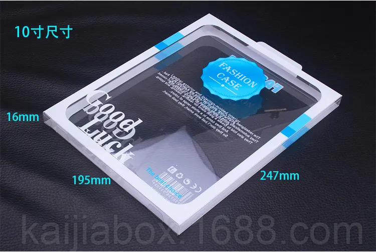 wholesale Universal Clear PVC Packaging for ipad 2 3 4 for 8inch 10inch Ipad Case Packaging Box with Hanger