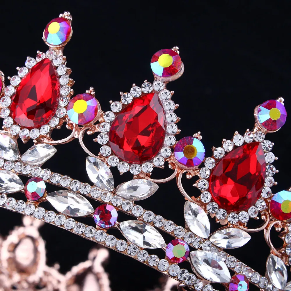 Projekty europejskie królewskie królowa koronka rhinestone tiara biżuteria quinceanera korona ślubna panna młoda Tiaras koronki Pageant7378836