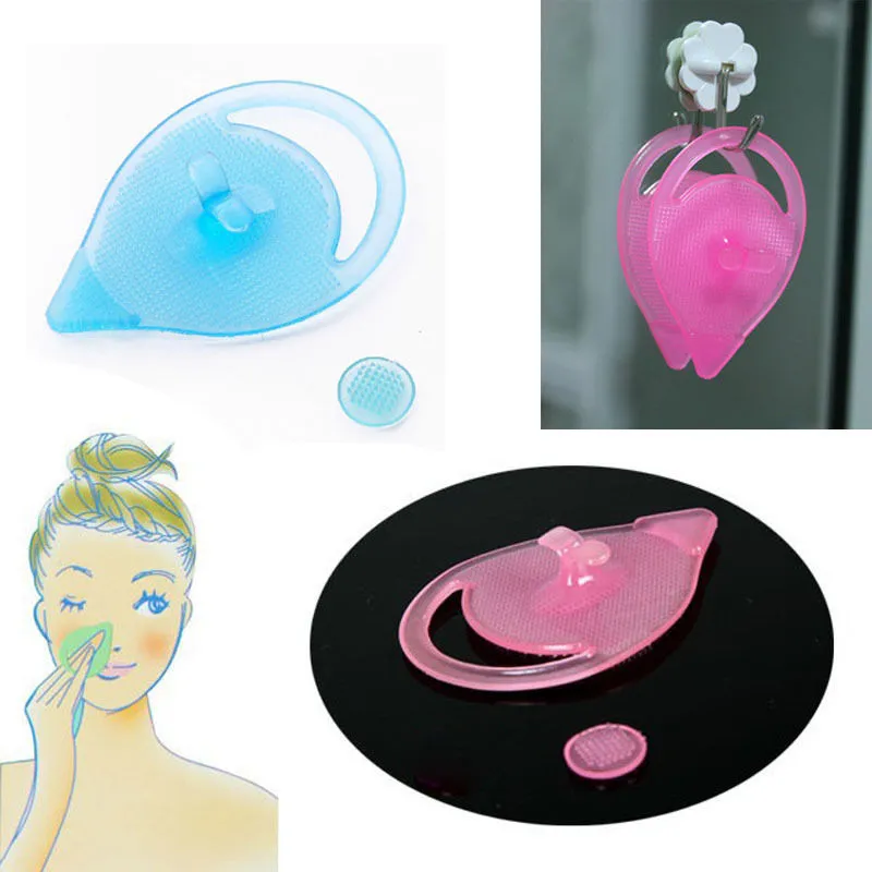 Cosméticos Pad Ferramenta Blackhead Remover Beleza Facial Cleansing Scrub Silicon Brush # R48