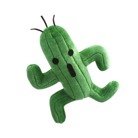 Partihandel - Final Fantasy Sabotender Cactuar Plush Doll Toys 25cm Mjukt fylld Toy Plush Cute Kawaii Animal Leksaker för barn Presenter