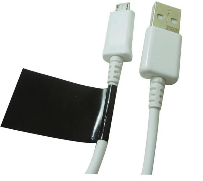 1.5m Andriod Micro USB Synchronisatie Gegevensmogelijkheden met zwarte lable voor Samsung Galaxy S6 S7 S8 Smart Mobilephone