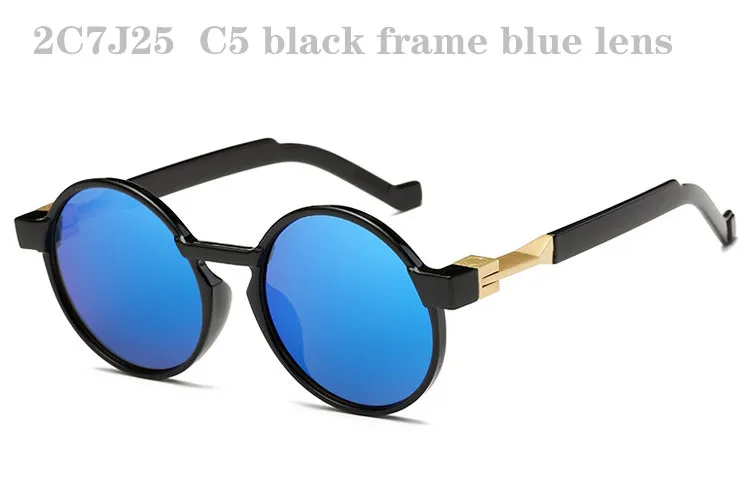 Sonnenbrille für Männer Frauen Mode Frauen Sunglases Mens Spiegel Luxus Sonnenbrille Damen Sunglass Vintage Runde Designer Sonnenbrille 2C7J25