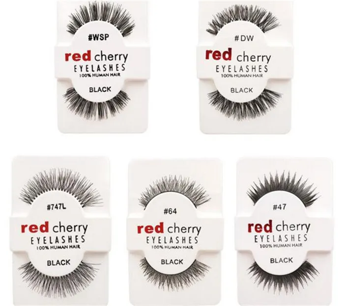 Red Berry False Eyelashes For Alopecia 10 Styles To Choose From Long