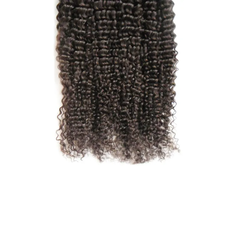 Cheveux bouclés crépus mongols 200g cheveux de Fusion humaine pointe en U 100 Extensions de cheveux humains Remy 200s bâton de kératine tip1754968