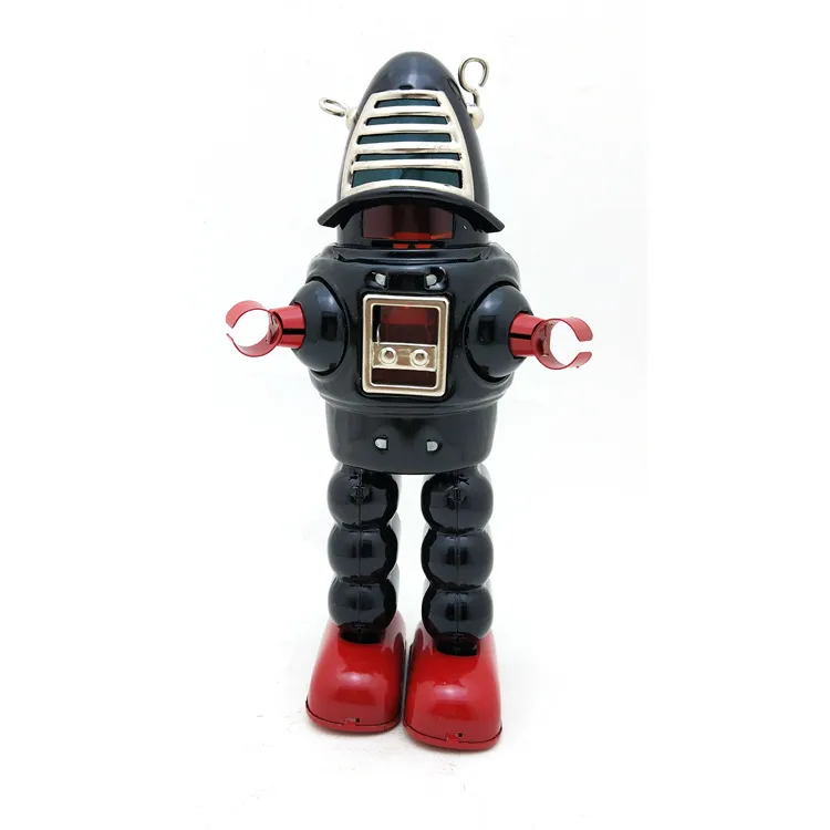 Robot per scherma a carica di cartoni animati, artigianato manuale, giocattoli nostalgici, accessori per la casa, regali di compleanno per feste per bambini, collezionismo, decorazione