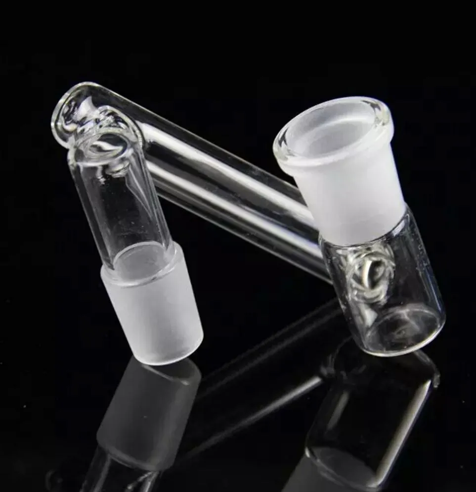 Dikke glazen drop -down adapter 10styles Optie vrouwelijk mannelijk 14 mm 18 mm tot 14 mm 18 mm vrouwelijke glas vervolgkeuzelijst adapters glas omkeer voor bong