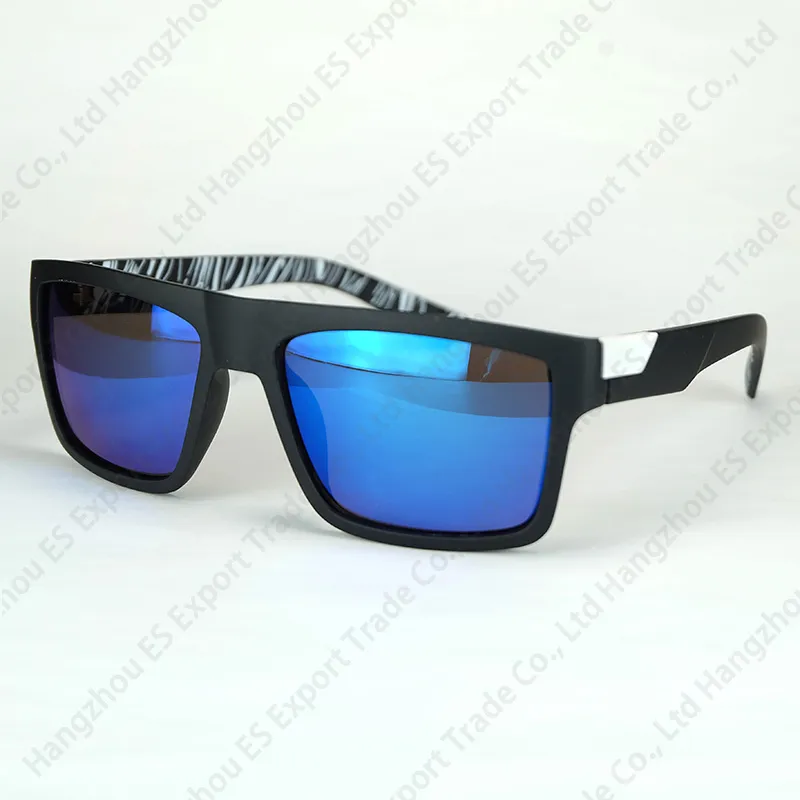 7 Farben Sport-Sonnenbrillen Die Danx-Fahrbrillen Reflektierende Gläser in den Bügeln Drucken Großhandel Sonnenbrillen Fox