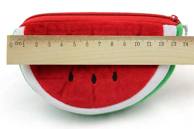 Kawaii Fruits Plush Coin Purse Children Zip Small Change Purse Wallet Women Pouch Money Bag Girl Mini Short Coin Holder Wallet G119572895