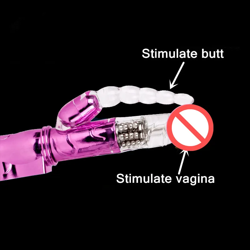 Vibrateur à sonnette Jack Rabbit, Double moteur de Rotation AV, gode Anal, jouets sexuels, 7 vitesses, 4 fréquences, 9063728