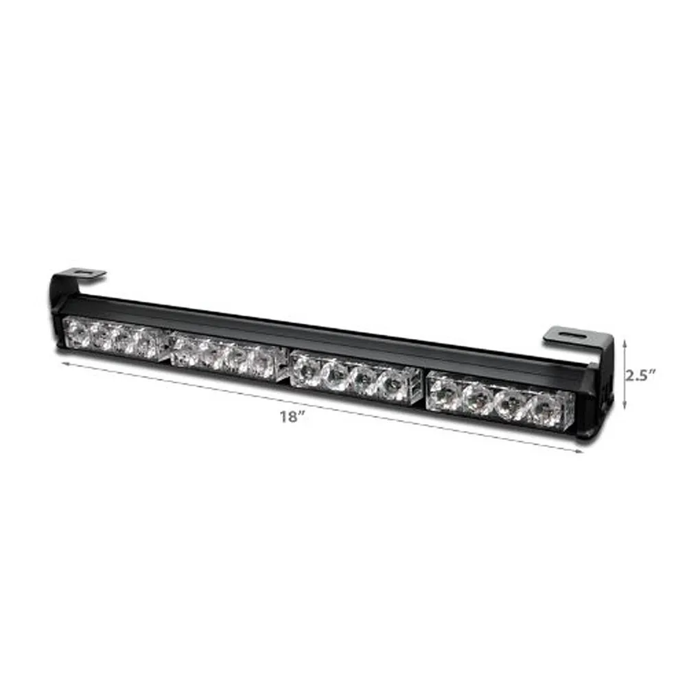 Illuminazione pompiere lampeggiante led stroboscopico EMERGENZA 16 LED LAMPADINA DECK LIGHT auto super luminosa