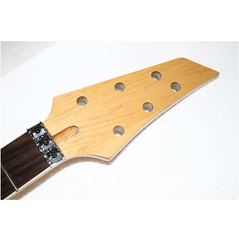 DISADO 24 FRES MABLE MAPLE GUITARRA Gola Rosewood Branco Encadernação Fingerboard Inlay Dots Guitar Acessórios
