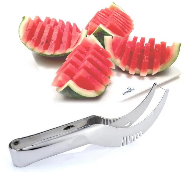 Stainless Steel Watermelon Slicer Cutter Knife Corer Fruit Vegetable Tools Kitchen Gadgets G389184y