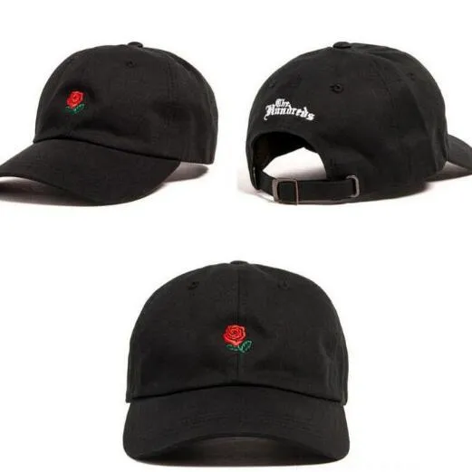 Casquette de baseball de créateur de fleur rose chapeau les centaines de casquettes pour hommes femmes casquette de baseball de golf casquette papa camionneur DHL gratuit