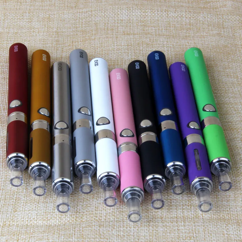 Evod Vaporizer Pen Starter Kits Mini Zipper Case 650 900 1100 MAH EGO Batteri MT3 EVOD 1.6ML Clearomizer Cartomizer Atomizer