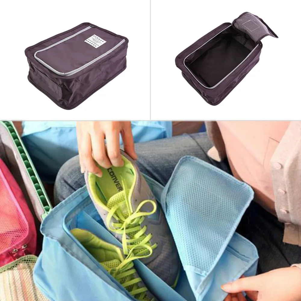 Multifunction Storage Bag Portable Waterproof Travel Zipper Shoe Makeup Cloth Organizer