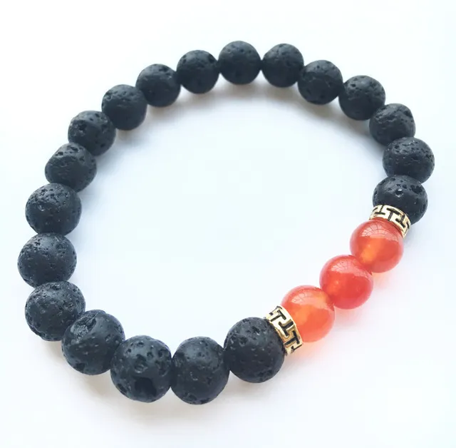 Brand new Natural stone volcanic stone emperor stone turquoise bracelet FB255 a Charm Bracelets