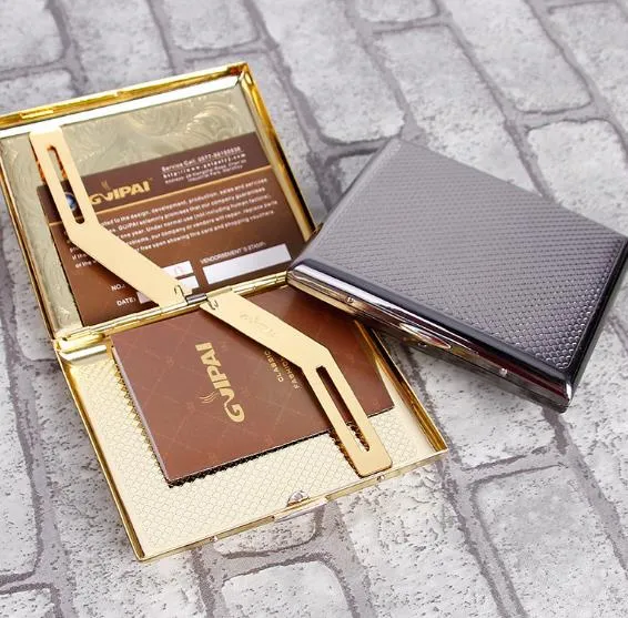 20 pezzi di scatola regalo portatile da uomo incisa in rilievo in metallo ondulato con scatola anti-pressione a conchiglia personalizzata personalizzata