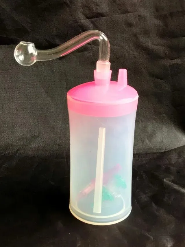 Narguilés Capots en silicone accessoires en verre, accessoires de bongs en verre en gros, narguilé en verre, fumée de conduite d'eau