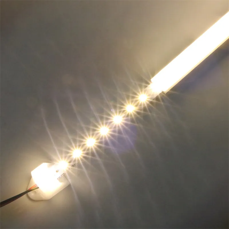 SMD 7020 LED Bar Light DC12V 50CM 36led Hard Rigid Strip LightU Style Shell Cool Warm Pure white6740477