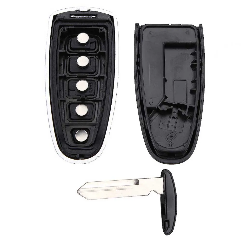 Garanterad 100 5 knappar Nytt ersättningsnyckel för Ford Smart Remote Case Pad 8119372