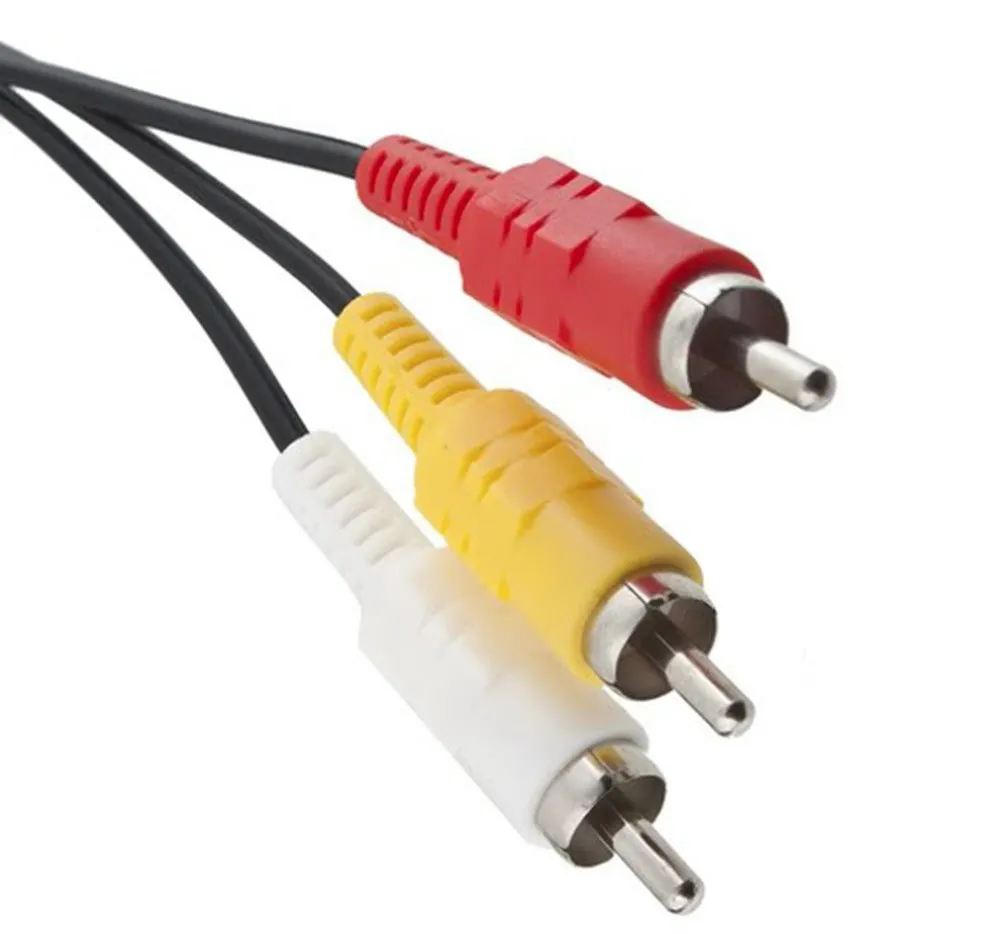 Prix usine 6 pieds 1.8M câble audio vers RCA pour Sony PlayStation pour PS2/PS3 vidéo AV