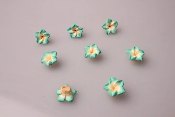 New Fashion hot Mixed Colorful Polymer Clay Beads Flower 15mm For Jewelry fiindings Making DIY