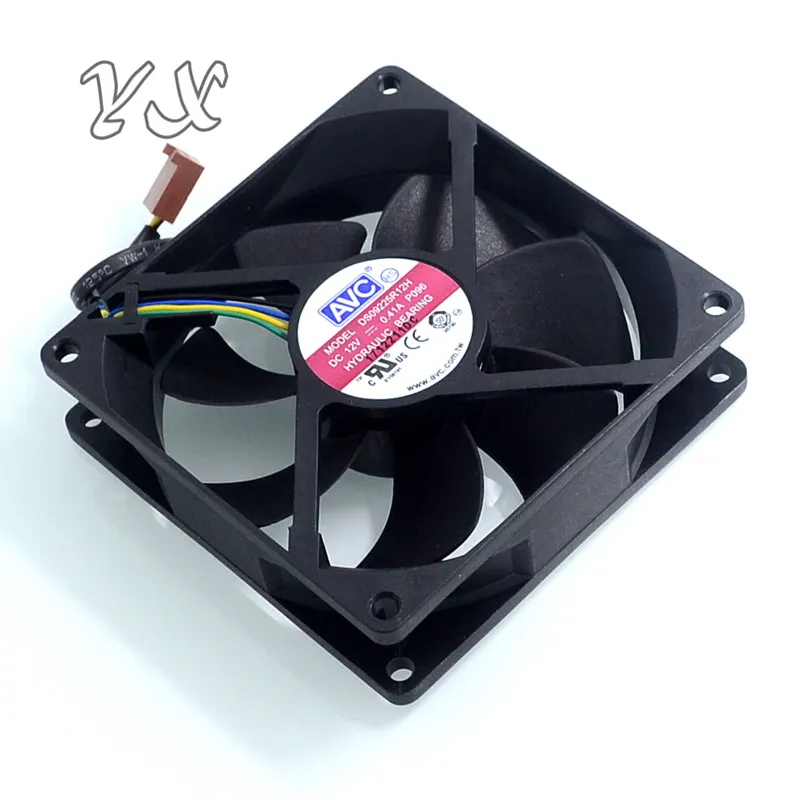 New And Original DS09225R12H 9cm 9025 12V 0.41A 4 PWM Fan Wind Capacity ...