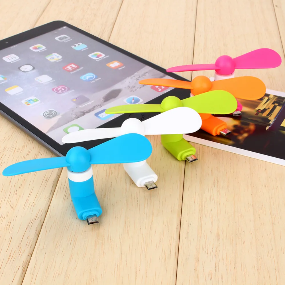 MINI CHEFFRIMING USB COFROIRE USB FLEUR 5pin 5pin 5pin Mini de refroidissement USB Fan pour Android Phone / 