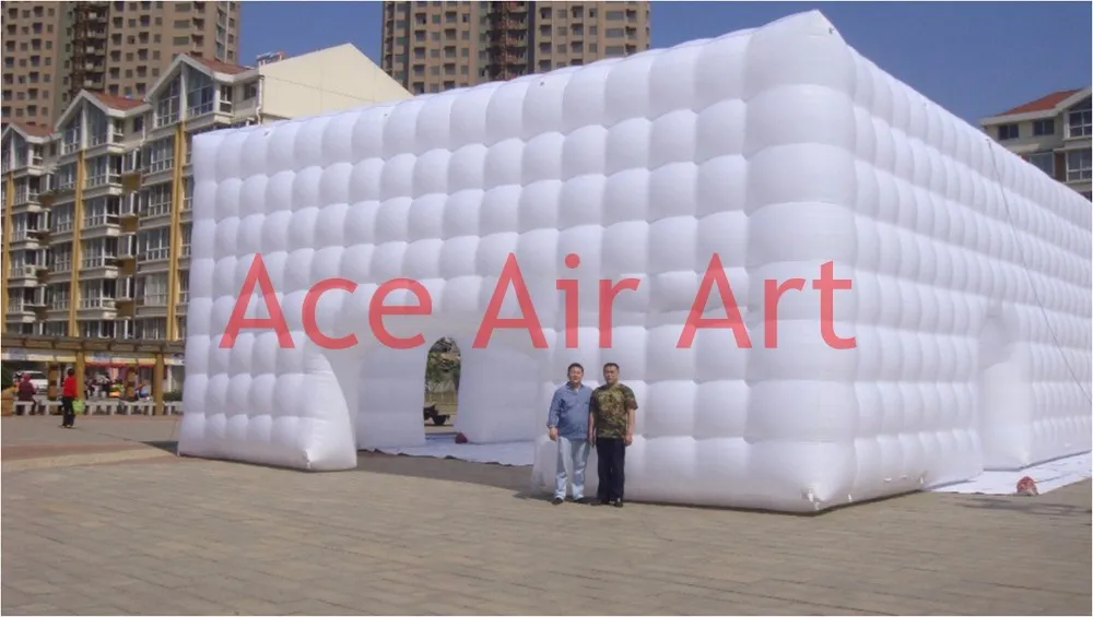 Großes aufblasbares Hochzeitszelt aufblasbares Haus für aufblasbare Mietkabine in China mit maßgeschneiderter Größe