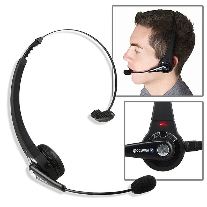 BTH-068 Trådlös Bluetooth Headset Headwearing Gaming Earphone Wtih Mic Noice Cancelying Handsfree för Sony PS3 PlayStation Smartphones