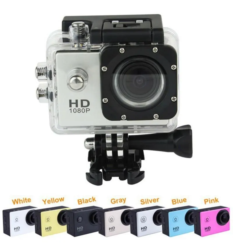 Kameralar Eylem Kamera Kamera Araba Kamera Kaydedici 1080 P Full HD 5.0MP 2.0 Inç Ekran Helemet 30 M Su Geçirmez DV DVR DHL ÜCRETSIZ JBD-D10
