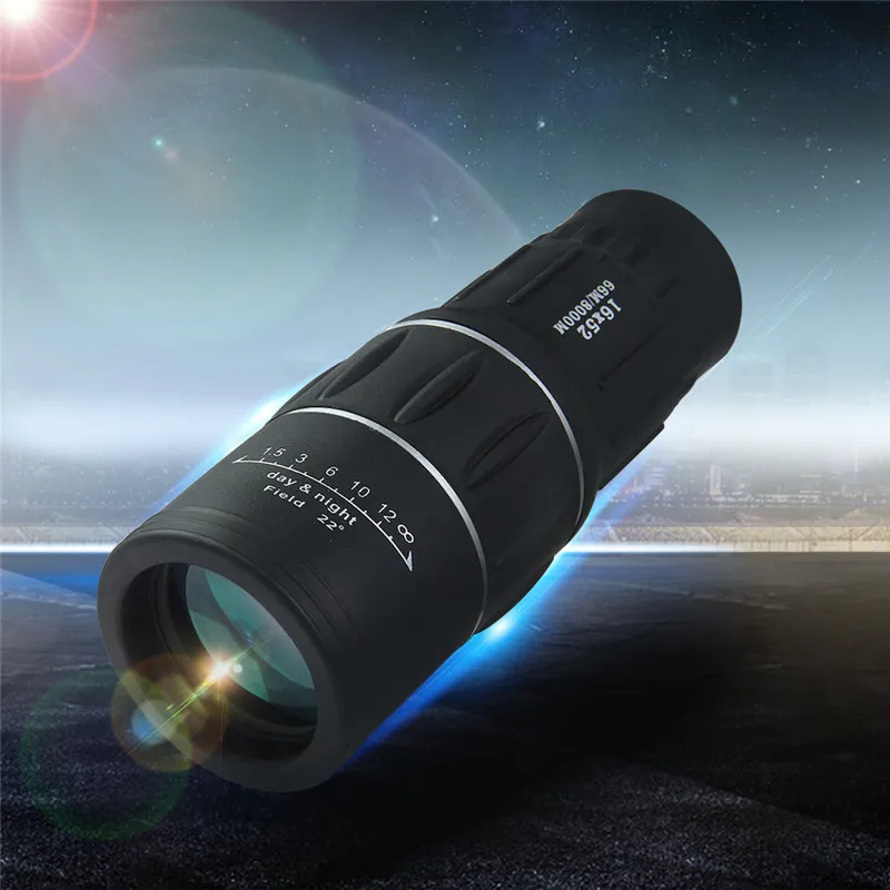 Outdoor Monoculars Night Vision Telescopes 16x52 Dual Focus Zoom Optic