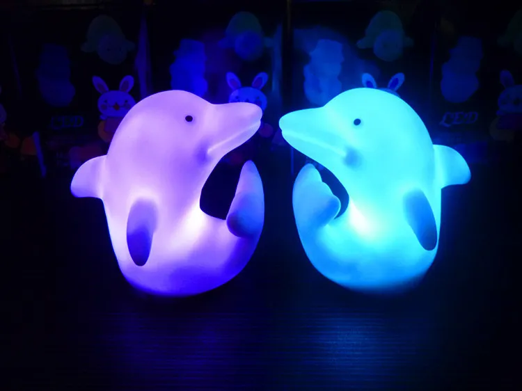 Novelty Lighting Change led small night novelty Light Colorful animal lovely Nightlight Cute for Christmas Gift