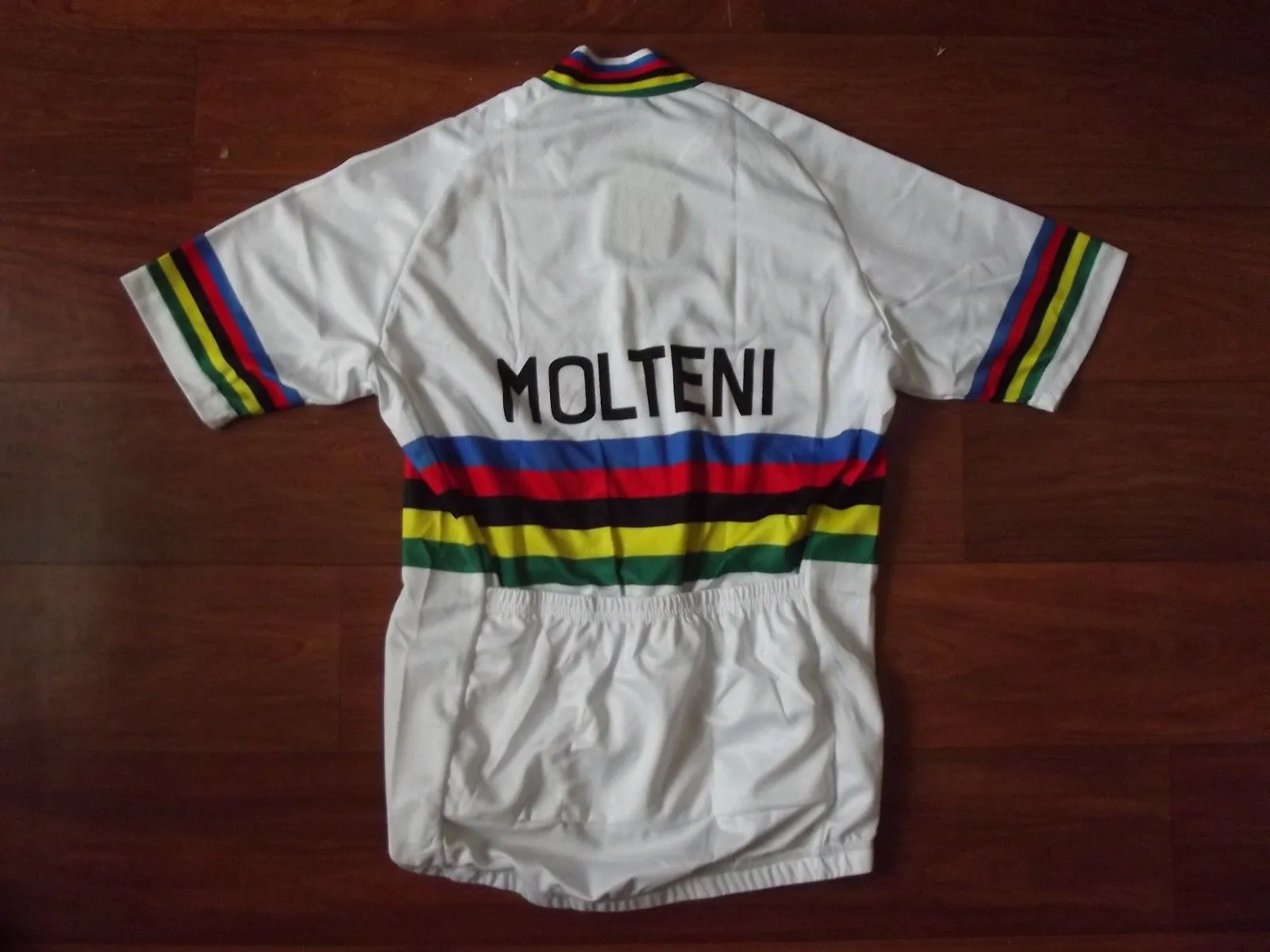 2024 Molteni World Champion White Cycling Jersey Breseable Cycling Jerseys半袖