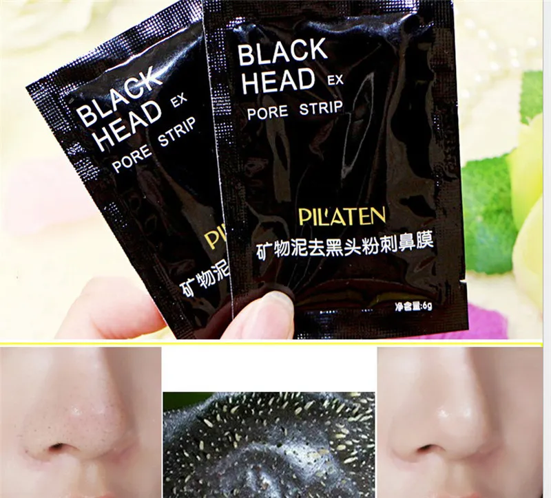 Pilaten Facial Minerals Conk Nose Blackhead Remover Mask Pore Cleanser 검은 머리 스트립