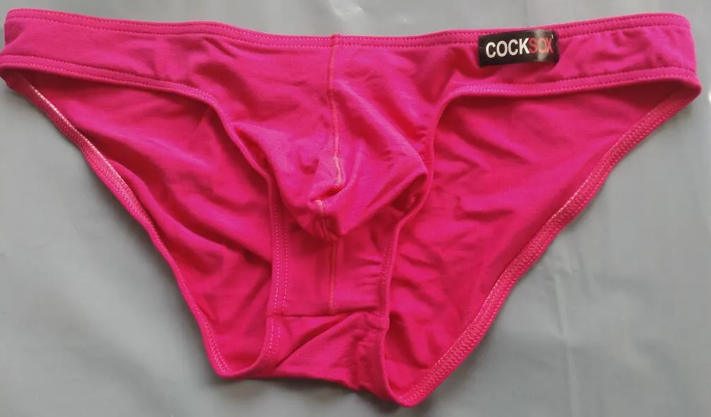 2019 offre spéciale Sexy hommes Cocksox sous-vêtements Bikini slips renflement Ultra garçon Lycra taille basse coton briefs2098870