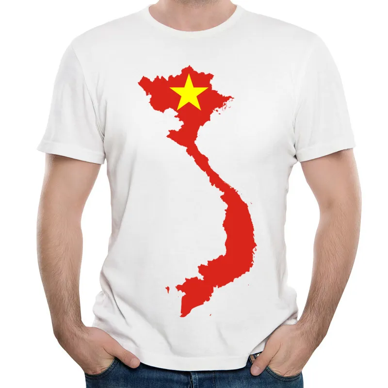 Kurze T-Shirts mit Flagge Vietnams und individuell für Männer, 3XL, weiße T-Shirts, Online-Rabatt für Reisekleidung, Hals-T-Shirts3037