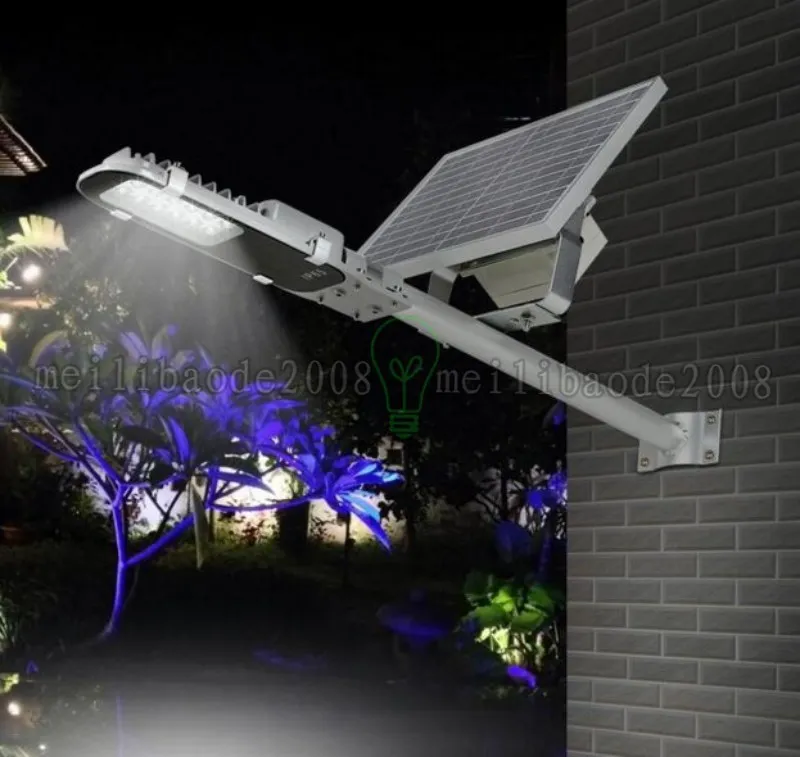 Högkvalitativ Vattentät IP65 12W LED Solar Light Street Lampa 12led Solar Street Lights för Backyard Garden Park Road Outdoor Lighting Myy