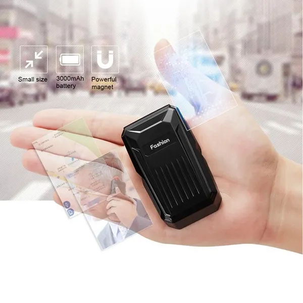 Mini Vehicle GPS Tracker Locator med starkt magnetiskt vattentät GSM GPRS GPS Tracker Anti-förlustsystem för bil inbrottslarmenheter C1