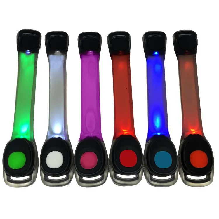 Iluminagem nylon liderado por led pulseira pulseira pulseira de pulseira flash flash bracelete brilhante flare shee strap for Party concerto braçadeira