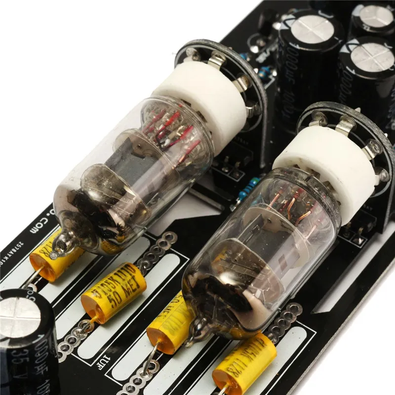 Freeshipping Mais Novo Musical Fidelidade 6J1 Válvula Pre-amp tubo PreAmplifier Kit Montado Placa de Áudio