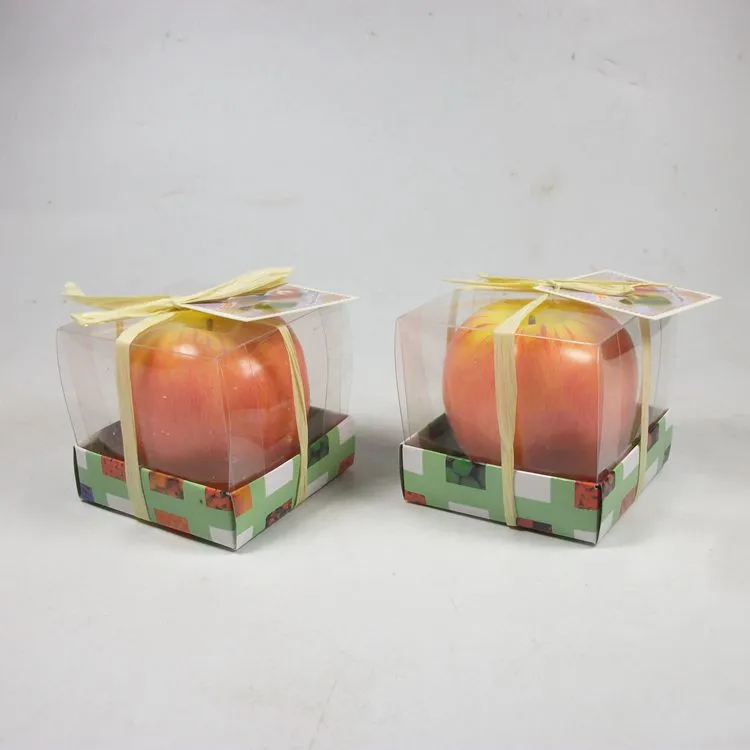 Apple candle Vintage Apple candle home docor romantic party decorations Apple scented candles For Wedding Christmas Eve