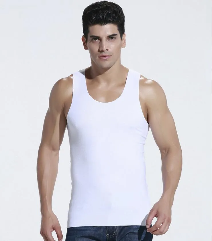 Neueste Ankunft Modal keine Spur von Herren-Tanktops Bodybuilding-Sportweste TM016 Herren-Tanktop