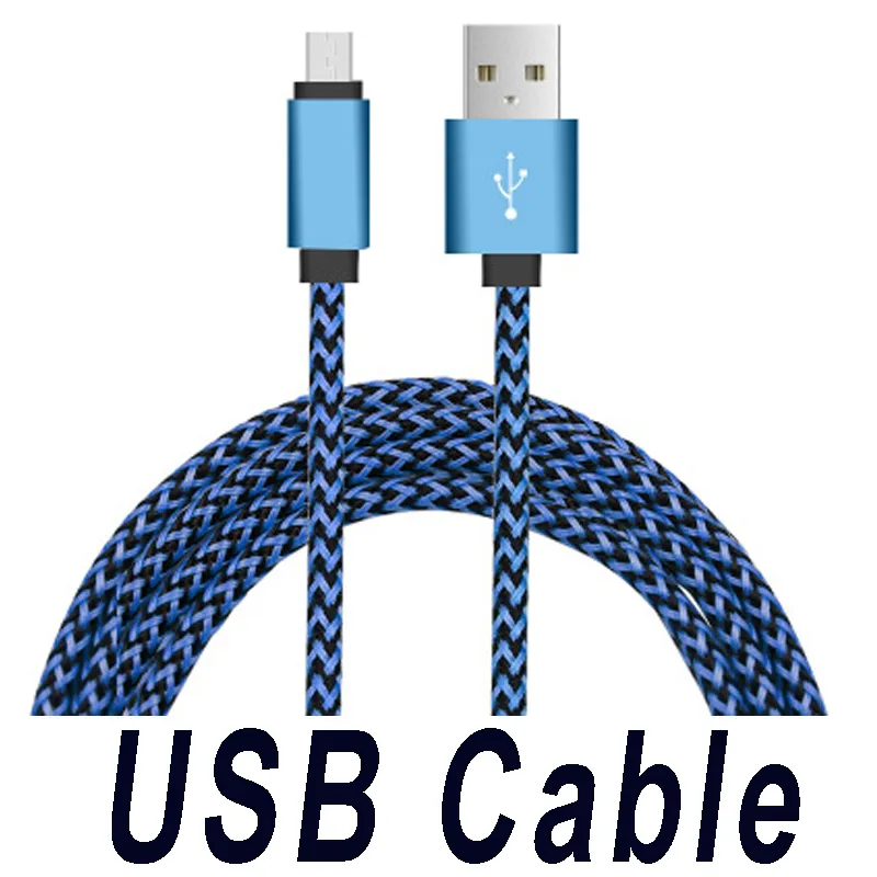Braided Fabric Micro USB Cable 1M 3FT 2M 3M USB Charging Cable For Samsung Galaxy S7 Edge S6 Edge LG Cell phones