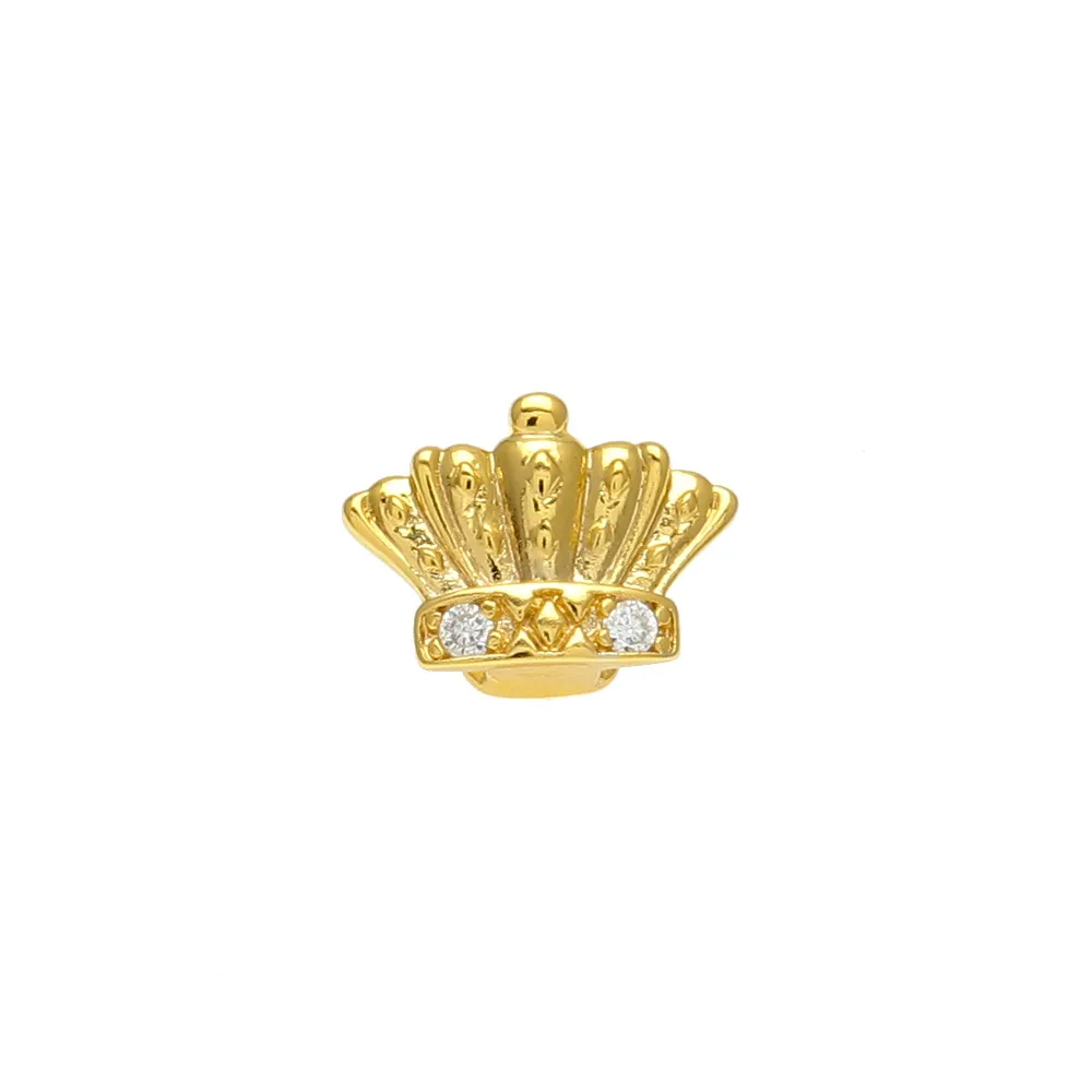 Новая серебряная позолоченная Корона форма Hip Hop Single Teeth Grillz Cap Top Bottom Гриль для Halloween Party Jewelry