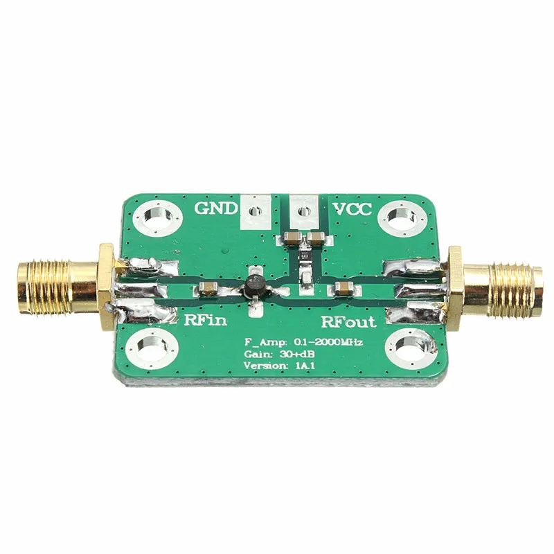 Freeshipping 0,1-2000 MHz HF-Breitbandverstärker mit 30 dB rauscharmem Verstärker LNA