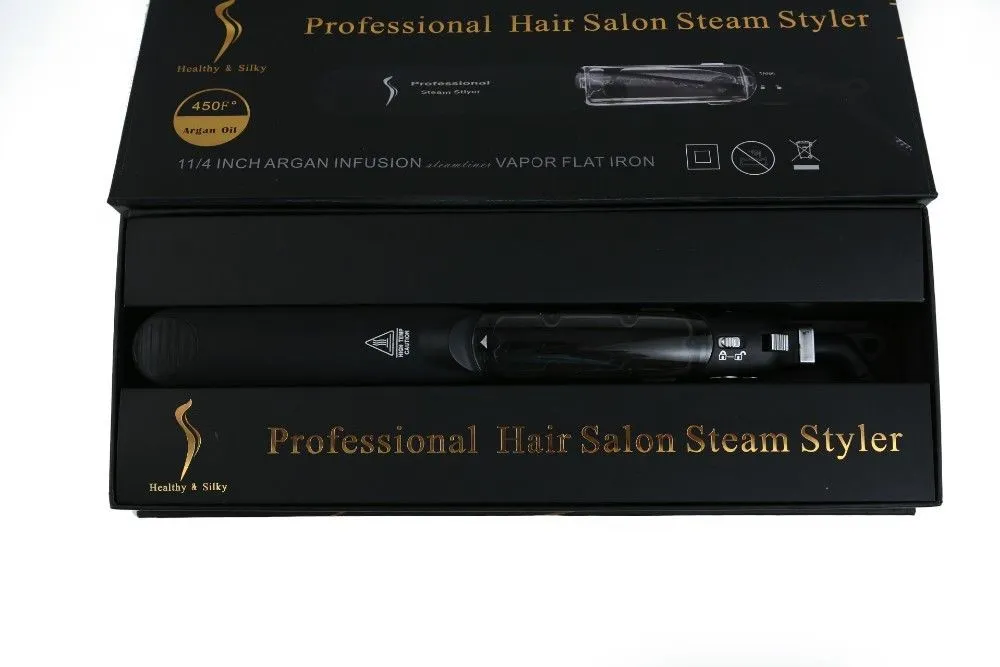 Professional Ceramic styler Fast Hair Straightener Steam Flat Iron For Dry & Wet tool Good Quality Products