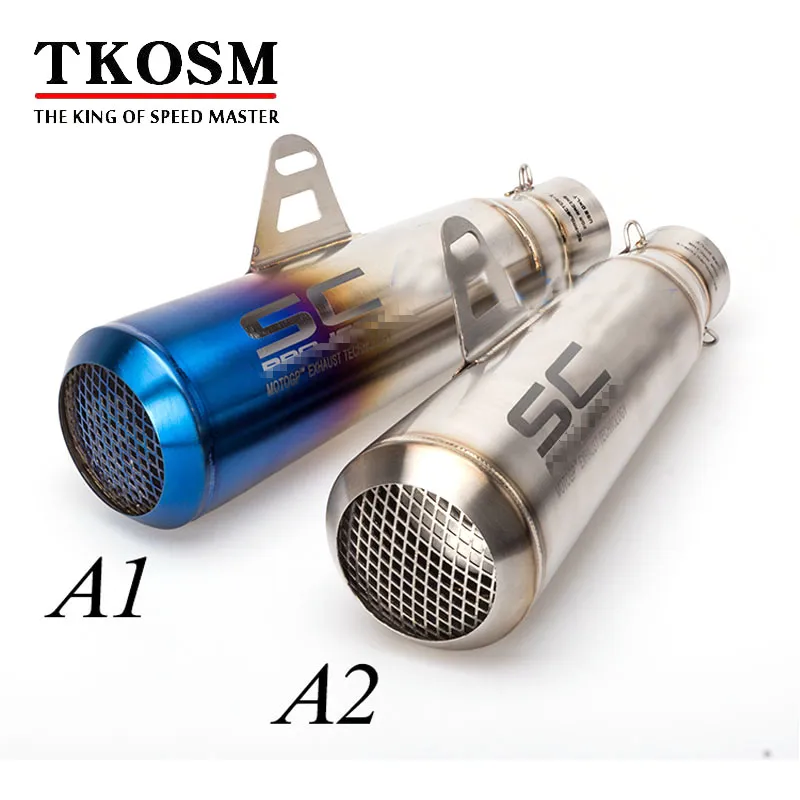 DHgate.com:2024 Model Motorcycle Laser Exhaust Pipe Muffler