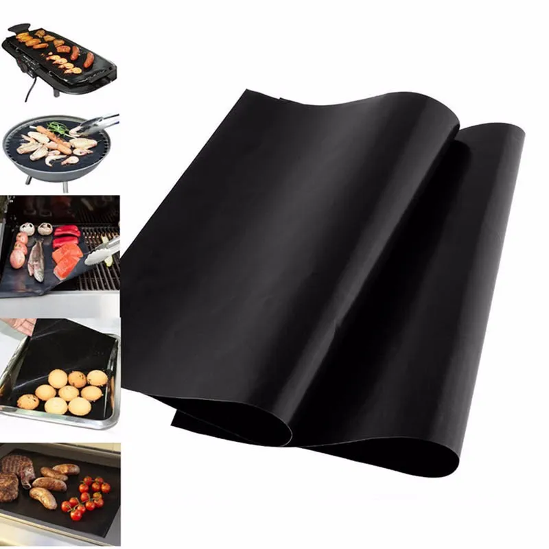 hot BBQ grill baking mats barbecue baking mat Non-stick Reusable pad Sheet bake accessories BBQ TOOL