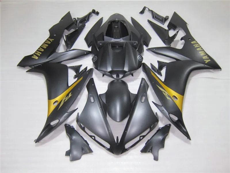 Injectie Gevormde Top Selling Fairing Kit voor Yamaha YZFR1 2004 2005 2006 Matte Black Backings YZF R1 04-06 OT25